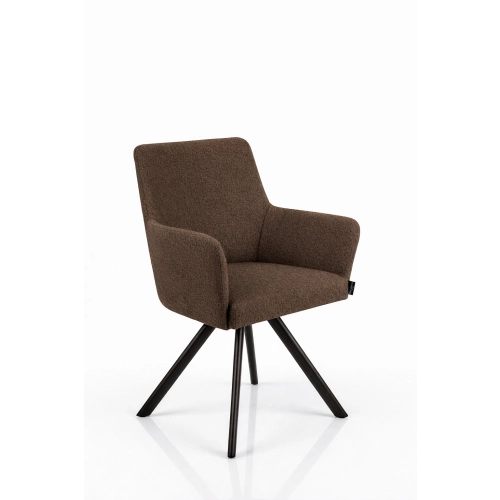 Krzesło Obrotowe KR-158 Kolory Tkanina Odcień Brązowego